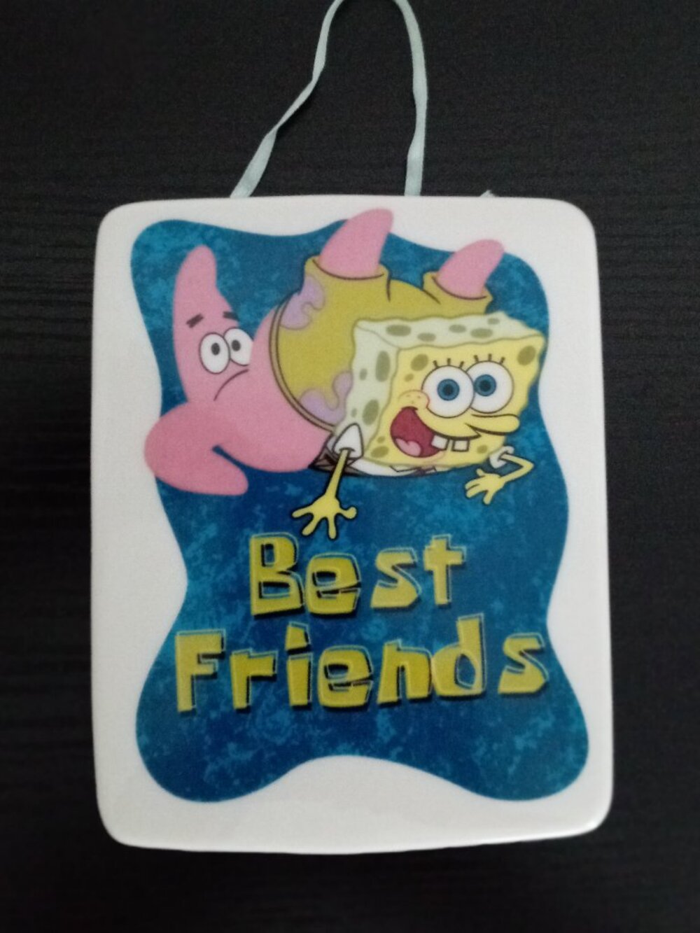 Spongebob & Patrick 'Best Friends' Porcelain Wall Plaque